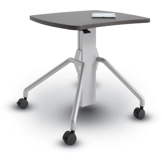 NewHeights™ Arriba Gas Lift Height Adjustable Workstation - Rectangle Arc 3 NewHeights™ Arriba Gas Lift Height Adjustable Workstation - Rectangle Arc