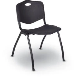 "M" Lightweight Stackable Sturdy Breakroom Chair (4 Pack) 12 "M" Lightweight Stackable Sturdy Breakroom Chair (4 Pack) -Office Supplies Shop REMS SC 4 4