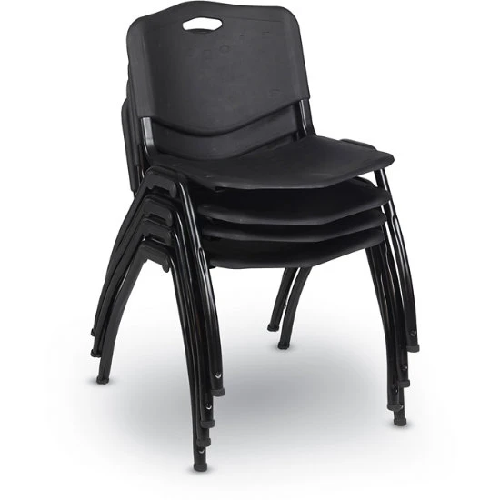 "M" Lightweight Stackable Sturdy Breakroom Chair (4 Pack) 9 "M" Lightweight Stackable Sturdy Breakroom Chair (4 Pack) - Image 7