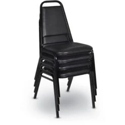 Dining Cushioned Restaurant Stackable Chair (4 Pack) -Office Supplies Shop RERS SC 4 4