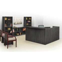 Legacy Reception Station With Full Box/Box/File & File/File Pedestals 8 Legacy Reception Station With Full Box/Box/File & File/File Pedestals -Office Supplies Shop RLC 72FFP 3