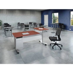 Hooligan Rectangle (Lectern), Acrylic Modesty Panels & Joey 2.0 (Metal Front) -Office Supplies Shop RNHH GM 3