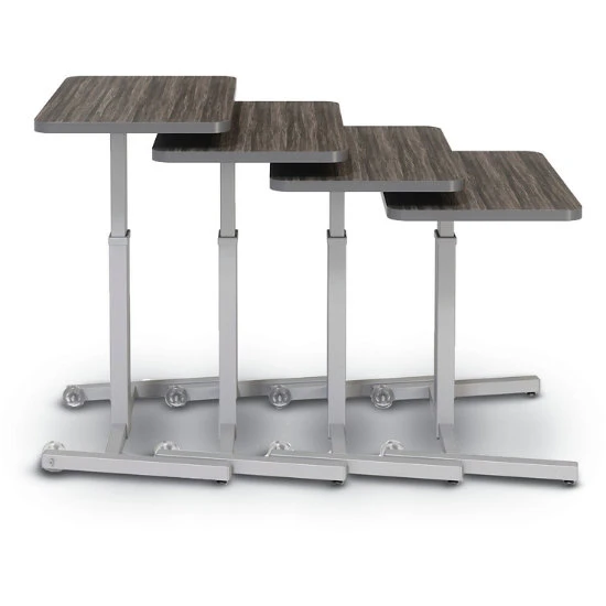 SkateDesk 20x30 W/ Levelers & Skate Wheels + SkateDesk Worksurface Rectangle W/ Radius Corners 20x30x20 4 SkateDesk 20x30 W/ Levelers & Skate Wheels + SkateDesk Worksurface Rectangle W/ Radius Corners 20x30x20 - Image 2