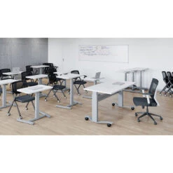 SkateDesk 20x30 W/ Levelers & Skate Wheels + SkateDesk Worksurface Rectangle W/ Radius Corners 20x30x20 8 SkateDesk 20x30 W/ Levelers & Skate Wheels + SkateDesk Worksurface Rectangle W/ Radius Corners 20x30x20 -Office Supplies Shop RNSK D 3