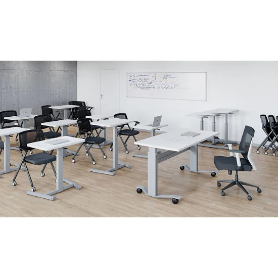 SkateDesk 20x30 W/ Levelers & Skate Wheels + SkateDesk Worksurface Rectangle W/ Radius Corners 20x30x20 5 SkateDesk 20x30 W/ Levelers & Skate Wheels + SkateDesk Worksurface Rectangle W/ Radius Corners 20x30x20 - Image 3