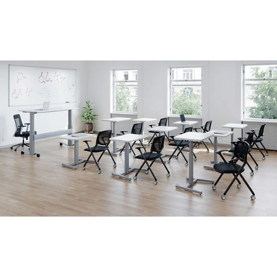 SkateDesk 20x30 W/ Levelers & Skate Wheels + SkateDesk Worksurface Rectangle W/ Radius Corners 20x30x20 6 SkateDesk 20x30 W/ Levelers & Skate Wheels + SkateDesk Worksurface Rectangle W/ Radius Corners 20x30x20 - Image 4