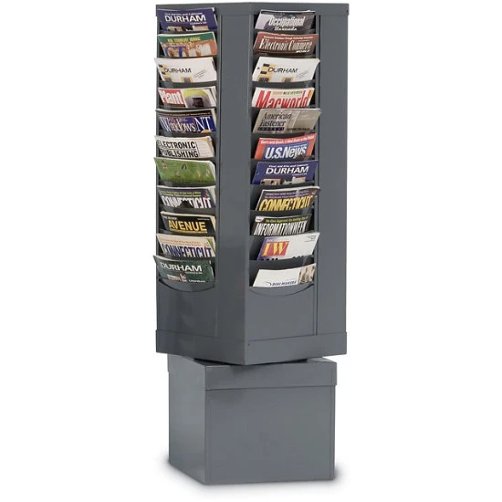 Rotary Magazine Display Rack With 44 Pockets 3 Rotary Magazine Display Rack With 44 Pockets