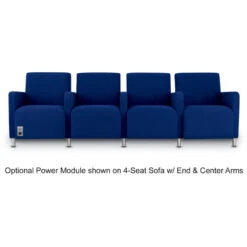 Ravenna 4 Seat Bench (Grade 3-Fabric) -Office Supplies Shop RSL 104 D 3