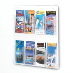 Clear2c™ 8 Pamphlet Display 6 Clear2c™ 8 Pamphlet Display -Office Supplies Shop SACC P8 2