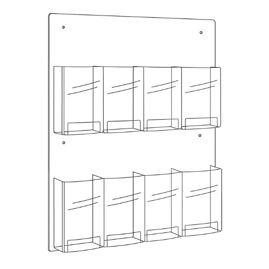 Clear2c™ 8 Pamphlet Display 5 Clear2c™ 8 Pamphlet Display - Image 3