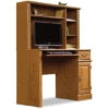 Orchard Hills Computer Desk With Hutch - 42-1/2"W In Carolina Oak 2 Orchard Hills Computer Desk With Hutch - 42-1/2"W In Carolina Oak -Office Supplies Shop SAOH CDH C 1