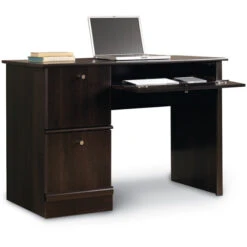 Sauder Select Computer Desk In Cinnamon Cherry -Office Supplies Shop SASCC CD 2