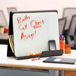 Wave™ Desk Accessory, Desktop Whiteboard & Magnetic Document Stand -Office Supplies Shop SAWV 20 5