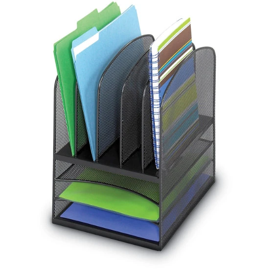 Onyx™ Mesh Desk Organizer 3 Horizontal 5 Upright 3 Onyx™ Mesh Desk Organizer 3 Horizontal 5 Upright