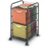 Onyx™ Mesh File Cart With 2 File Drawers -Office Supplies Shop SBR 512 1