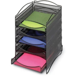 Onyx™ 5 Drawer Mesh Literature Organizer