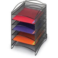 Onyx™ 6 Compartment Mesh Literature Organizer