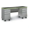 Cascade® Double Pedestal Teacher Desk W/ (2) B/B/F -Office Supplies Shop SCTC D178 1