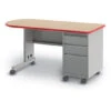 Cascade® 24x60 Single Bullet Teacher Desk BBF -Office Supplies Shop SCTC D601 1