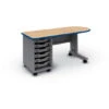 Cascade® 24x60 Single Bullet Teacher Desk 6x3" Totes 1 Cascade® 24x60 Single Bullet Teacher Desk 6x3" Totes -Office Supplies Shop SCTC D66789 1