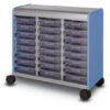 Cascade® Mega-Cabinet W/ Twenty-Four 3" SW Totes - Casters 2 Cascade® Mega-Cabinet W/ Twenty-Four 3" SW Totes - Casters -Office Supplies Shop SCTC T12 1
