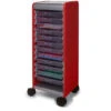 Cascade® Mini-Tower W/ Twelve 3" EW Totes - Casters 2 Cascade® Mini-Tower W/ Twelve 3" EW Totes - Casters -Office Supplies Shop SCTC T13 1