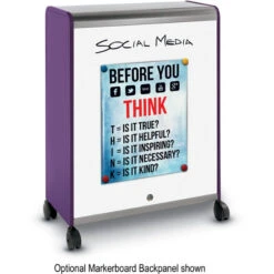 Cascade® Mega-Tower W/ Twenty-Four 3" EW Totes - Casters -Office Supplies Shop SCTC T17 3