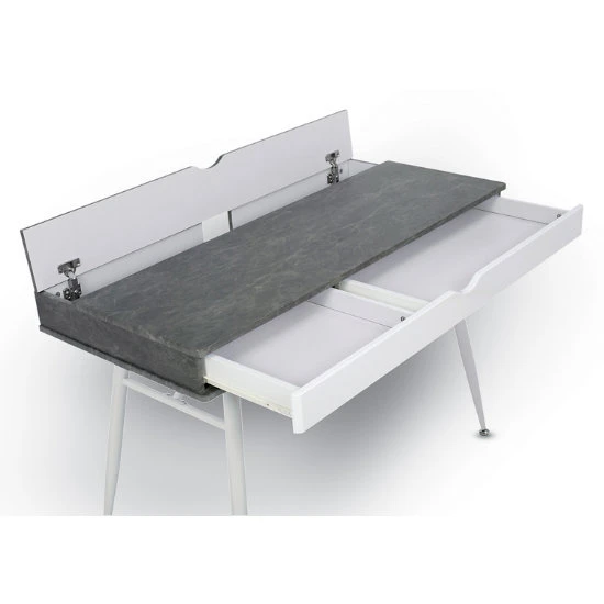 Alcove Modern Pocket/Writing/Home Office/Laptop Desk With Large Divided Drawer For Storage 4 Alcove Modern Pocket/Writing/Home Office/Laptop Desk With Large Divided Drawer For Storage - Image 2