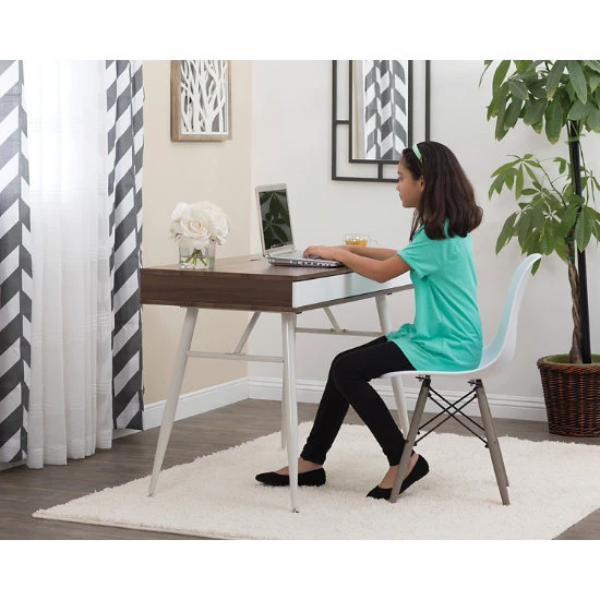 Alcove Modern Pocket/Writing/Home Office/Laptop Desk With Large Divided Drawer For Storage 6 Alcove Modern Pocket/Writing/Home Office/Laptop Desk With Large Divided Drawer For Storage - Image 4