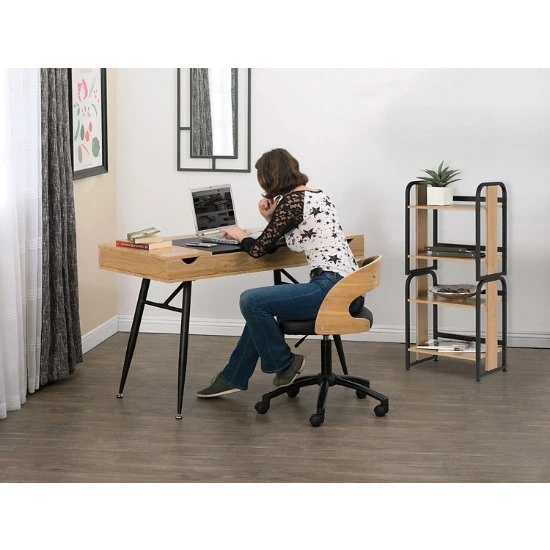 Nook Modern Office/Laptop/Writing Desk With Multiple Soft-Close Storage Compartments 6 Nook Modern Office/Laptop/Writing Desk With Multiple Soft-Close Storage Compartments - Image 4