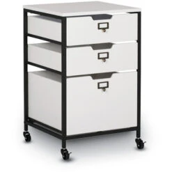 3-Drawer Mobile Organizer Cart