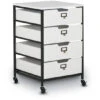4-Drawer Mobile Organizer Cart 1 4-Drawer Mobile Organizer Cart -Office Supplies Shop SDFT M4C 1
