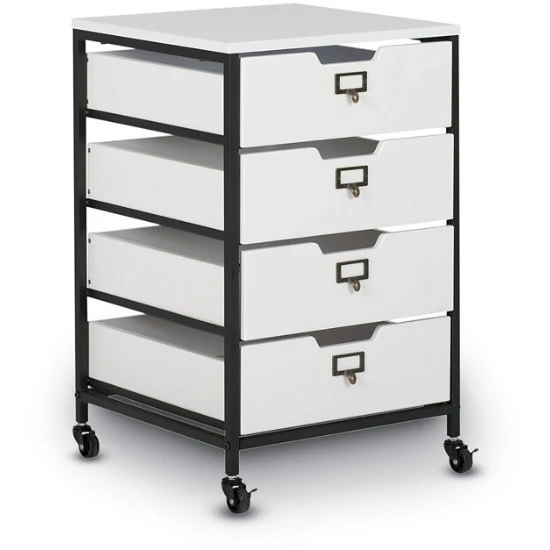 4-Drawer Mobile Organizer Cart 3 4-Drawer Mobile Organizer Cart