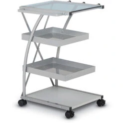 Triflex®Mobile Metal, 4-Shelf Art And Craft Taboret/ Organizer Cart -Office Supplies Shop SDTF M4T 3