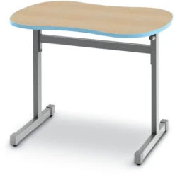 Silhouette® 1-Student Sequence Desk W/ HPL Top - Fixed Height
