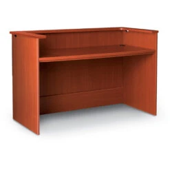 I.D.Systems® - Library - Circulation Desk - Kneespace Station W/ Patron Ledge - 60Wx30Hx30D