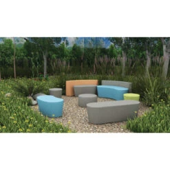 Flowform® Outdoor Curved Divider - 20"x60"x27.5" -Office Supplies Shop SFR UCBD 4