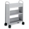 Booktruck - Three Sloping Shelf Truck (Narrow) - 14"x24"x43"