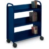 Booktruck - Three Sloping Shelf Truck - 14"x36"x43"