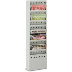 Steel Magazine Rack With 11 Pockets -Office Supplies Shop SLDR 11 2