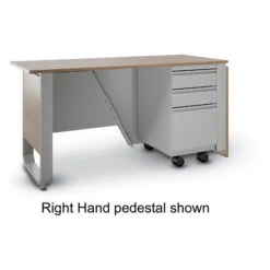 Motum™ Teachers Desk 60" W/ Box & File