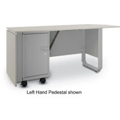 Motum™ Teachers Desk 72" W/ Totes