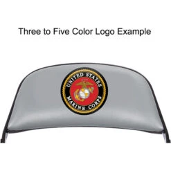 Spectator Folding Chair W/ 1-1/2" Thick Upholstered Seat & Logo -Office Supplies Shop SPFC 1 LOGO 4