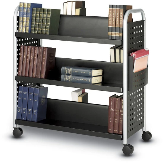 Scoot™ Double Sided 6 Shelf Book Cart 3 Scoot™ Double Sided 6 Shelf Book Cart