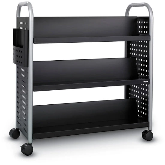 Scoot™ Double Sided 6 Shelf Book Cart 4 Scoot™ Double Sided 6 Shelf Book Cart - Image 2