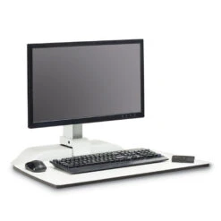 Soar™ Electric Desktop Sit-Stand W/ Single Monitor Arm -Office Supplies Shop SSR S 3