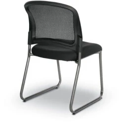 Pro-Line II® ProGrid® Contour Back Titanium Finish Visitors Chair W/ Sled Base -Office Supplies Shop TFO SBB 5