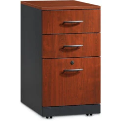 Via Collection 3-Drawer Pedestal