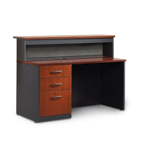 Via Collection Reception Station - Straight Front In Classic Cherry 3 Via Collection Reception Station - Straight Front In Classic Cherry