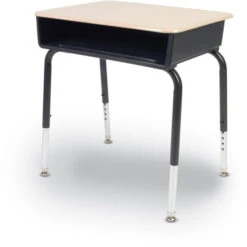 785 Series Student Desk With Hard Plastic Top & Plastic Bookbox